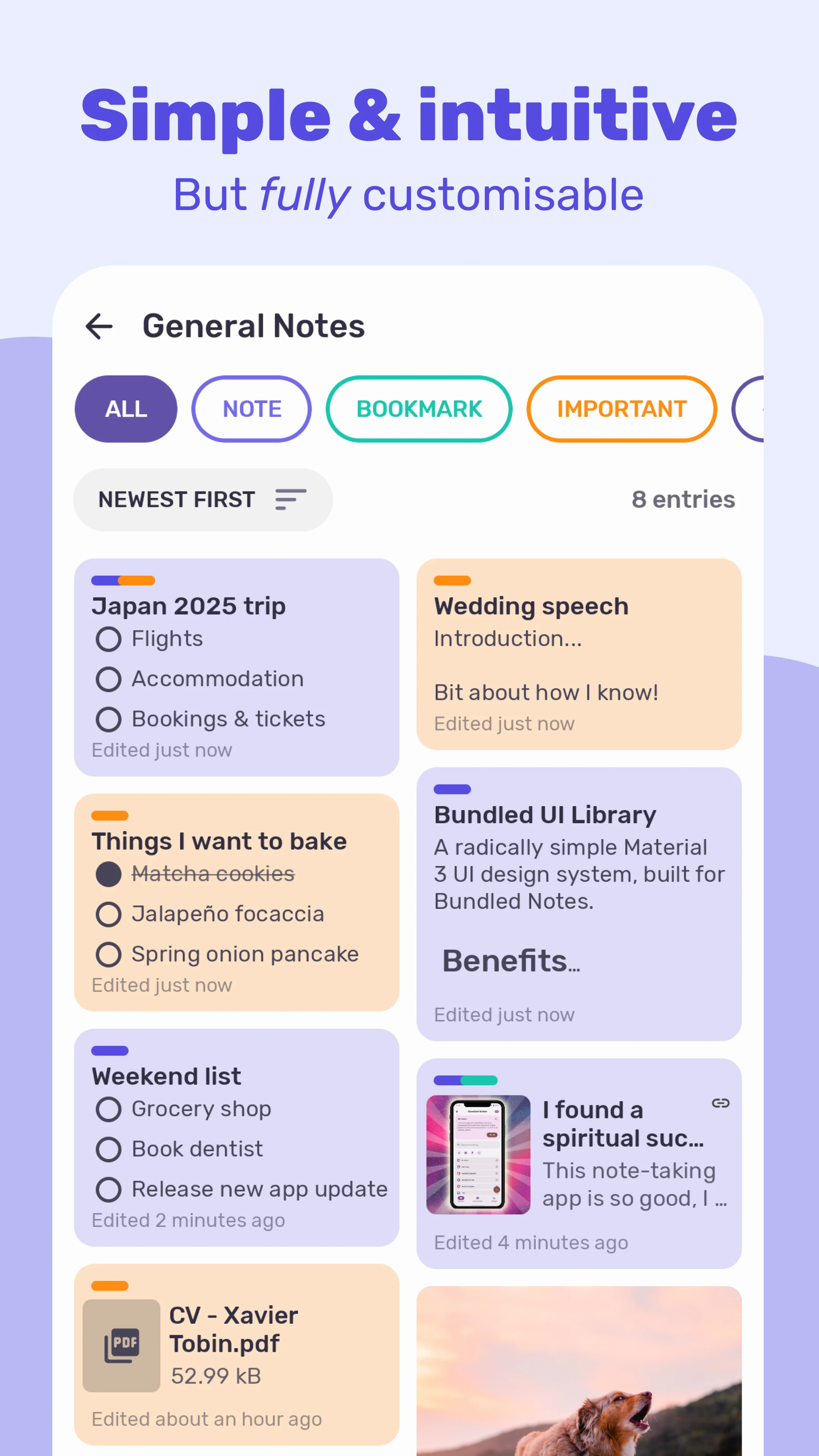Bundled Notes - List, Organize screenshot